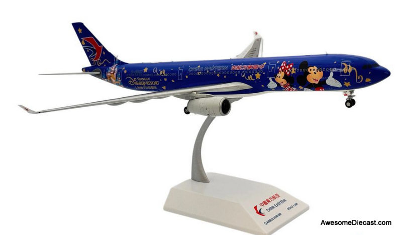 Airbus A330-300: China Eastern (Reg #B-6507) "Shanghai Disney Resort" 1:200 Diecast Model Plane by JC Wings