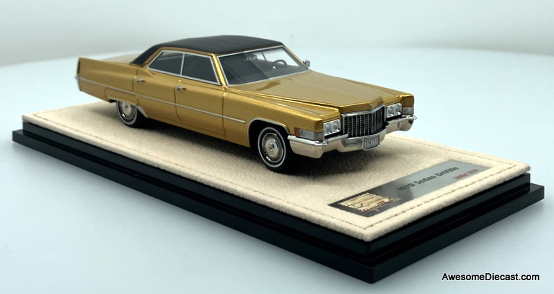 1970 Cadillac Sedan DeVille, Byzantine Gold 1:43 Resin Cast Model Car by Stamp Models