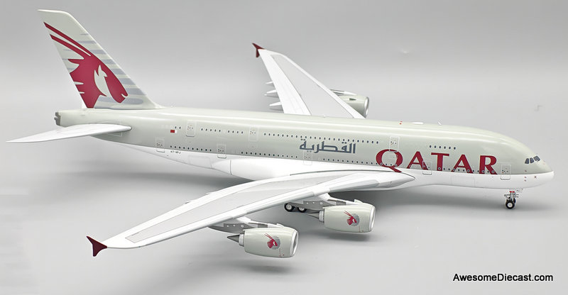 Airbus A380-861: Qatar Airways (Reg #A7-APJ) 1:200 Diecast Model Plane by Inflight 200