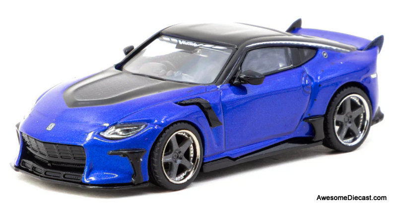 Nissan VeilSide FFZ400 Fairlady Z, Blue 1:64 Diecast Model Car by Tarmac Works
