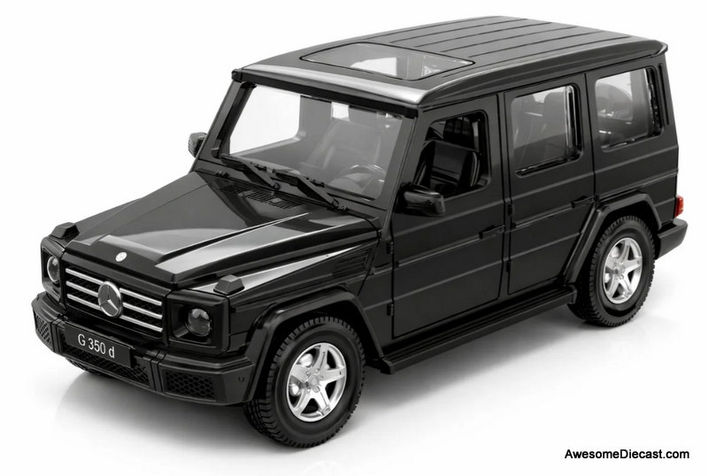 Mercedes Benz G350D Wagon, Black 1:42 Diecast Model Car by MSZ