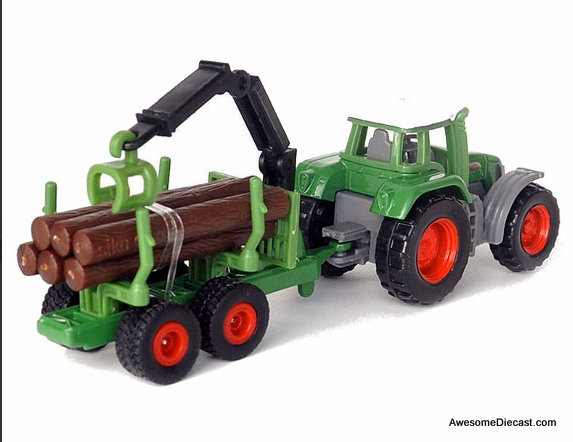 Siku 1:87 Tractor with Forestry Trailer and Boom