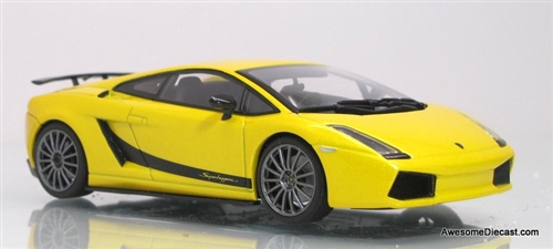 AutoArt 1:43 Lamborghini Gallardo Superleggera, Metallic Yellow