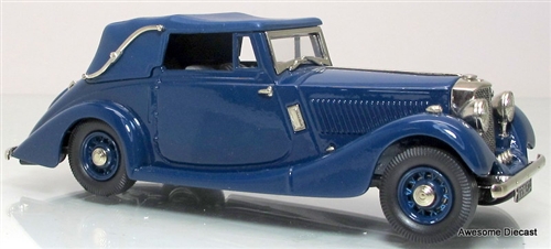Lansdowne Models 1:43 1936 Railton, Fairmile 3 Position Drop Head Coupe (Blue)