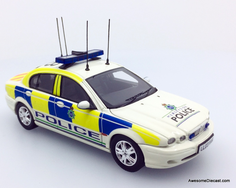 Premium X 1:43 2003 Jaguar X-Type: Merseyside Police Force