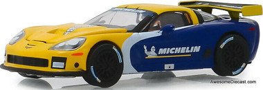 1//64 Chevrolet Corvette Kyosho C6-R #64 Le Mans Diecast Carro Modelo