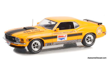 Highway 61 1:18 1970 Ford Mustang Mach 1: Michigan International Speedway Official Pace Car