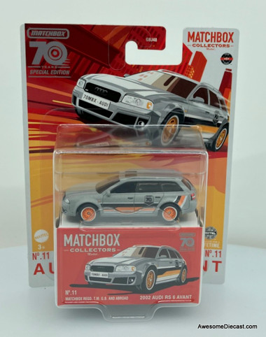 Matchbox 70th Anniversary 1:64 2002 Audi RS 6 Avant Wagon