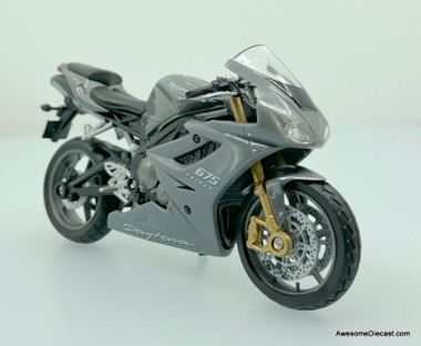 Welly 1:18 2006 Triumph Daytona 675, Metallic Gray