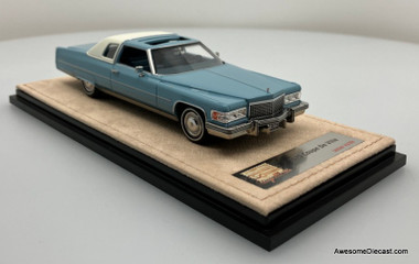 Stamp Models 1:43 1975 Cadillac Coupe DeVille, Jennifer Blue