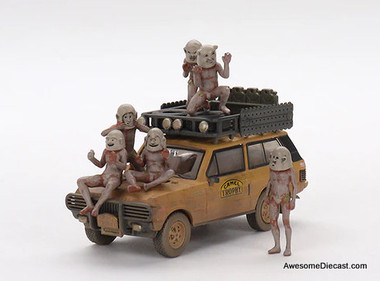 Mini GT 1:64 1982 Range Rover Camel Trophy Papua New Guinea Set