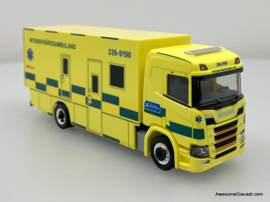 Herpa 1:87 Scania CR ND Box Truck: Sweden Intensive Care 