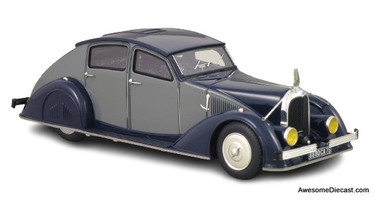 Minichamps 1:43 1934 Voisin C25 Aerodyne, Blue/Gray (Mullin Automotive Museum)