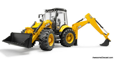 Bruder 1:16 JCB 5CX Eco Backhoe Loader, Yellow