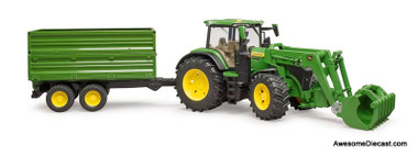 Bruder 1:16 John Deere 7R 350 w/Front Loader & Tipping Trailer