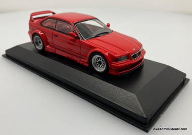 1993 BMW M3 GTR, Red 1:43 Diecast Model Car by Minichamps