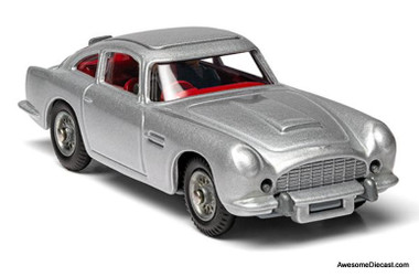 Aston Martin DB5, Silver: James Bond 007 1:36 Diecast Model Car by Corgi Re-Creation