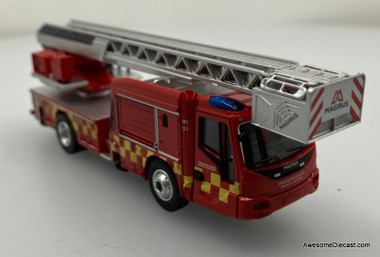 Magirus M32L-AS N.B. Frederiksborg Fire Department  1:87 ABS Plastic Ladder Truck by PCX87