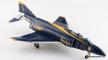 McDonnell Douglas F4J Phantom II US Navy Blue Angels "Cdr. Harley Hall" 153812, Cdr Harley Hall & AMHI Guy Giuffrai, US Navy, 1970 to 1971 1:72 Diecast Model Plane by Hobby Master