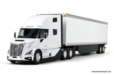Volvo VNL 860 w/53ft Trailer, White 1:50 Diecast Model Truck by First Gear