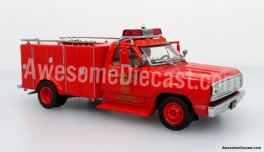 1974 Dodge 300 Rescue Unit: LACOFD - Squad 51 1:50 Diecast Model by Iconic Replicas