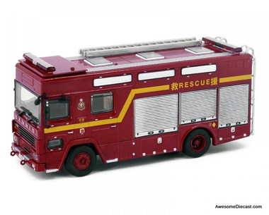 Dennis Fire Rescue Appliance (F437):  Hong Kong FSD 1:76 Diecast Model Vehicle by Tiny