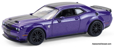2023 Dodge Challenger SRT Hellcat, Plum Crazy 1:64 Diecast Model Car by Greenlight