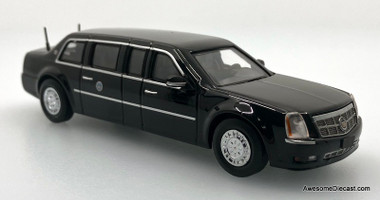 Cadillac Beast 2 Stretched Presidential Limousine, Black 1:64 Diecast Model Car by 596 Model