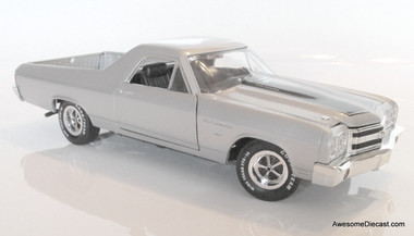 1970 Chevrolet El Camino SS454 - Silver 1:18 Diecast Model by American Muscle