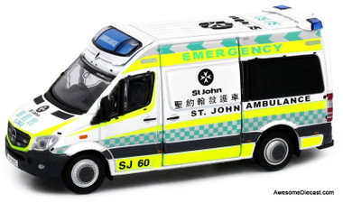 Mercedes-Benz Sprinter Facelift: St. John Ambulance (SJ60) 1:76 Diecast Model Ambulance by Tiny