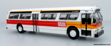 Flxible 53102 Transit Bus: San Francisco MUNI - Landor Scheme 1:87 (HO) Diecast Model Bus by Iconic Replicas