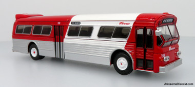 Flxible 53102 Transit Bus: Pittsburgh Area Transit 1:87 (HO) Diecast Model Bus by Iconic Replicas
