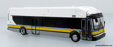 NFI Xcelsior XN40 Transit Bus: Yellow Stripe 1:160 (N Scale) Diecast Model Bus by Iconic Replicas