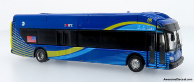 NFI Xcelsior XN40 Transit Bus: MTA New York City 1:160 (N Scale) Diecast Model Bus by Iconic Replicas
