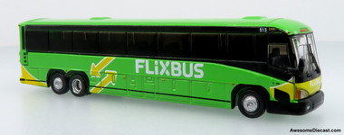 MCI D4505 Motorcoach: FLiXBUS 1:160 (N Scale) Diecast Model Bus by Iconic Replicas
