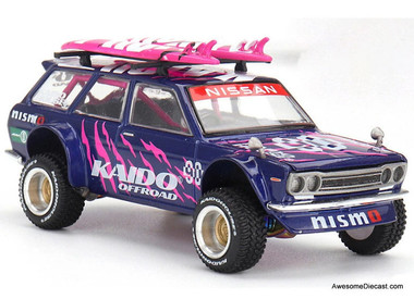 Datsun 510 Wagon 4X4 RHD "Offroad V2" 1:64 Diecast Model Car by Kaido House