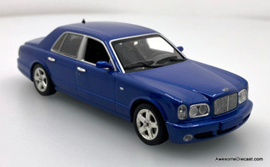 2001 Bentley Arnage T, Metallic Blue 1:43 Diecast Model Car by Minichamps