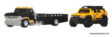 Hot Wheels Premium Team Transport Toyota FJ Cruiser & Horizon Hauler 1:64 Diecast Model Vehicles by Hot Wheels