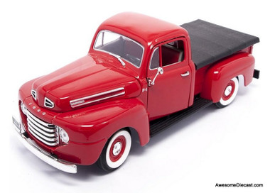 1948 Ford F-1 Pick-Up, Red 1:18 Diecast Model Truck by Road Signature