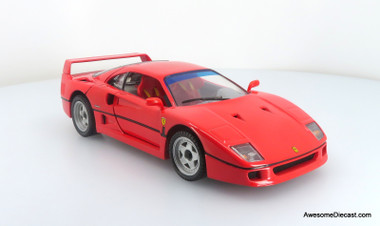 1989 Ferrari F40 – Rosso Corsa Red 1:24 Race-Ready Replica by Franklin Mint