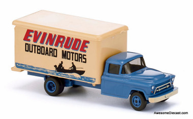 1955 Chevrolet Delivery Truck "Evinrude" Outboard Motors 1:87 ABS Plastic Model Truck by Wiking