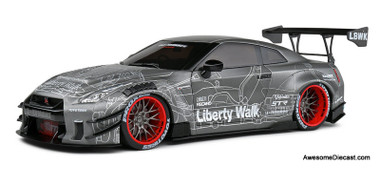 Nissan GT-R R35 w/Liberty Walk Body Kit: Catalogue Design 1:18 Diecast Model Car by Solido
