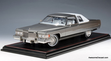 1976 Cadillac Coupe de Ville Academy Gray Metallic 1:18 Resin-Cast Model by Stamp Models
