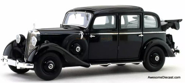 1940 Mercedes-Benz 260D Pullman Landaulet, Black 1:43 Resin Cast Model Car by Esval Models