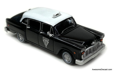 1974 Checker Taxi Cab: Sargent, Winnipeg 1:87 ABS Plastic Model Car by Brekina