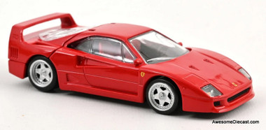 1987 Ferrari F40, Red 1:43 Diecast Model Car by Norev