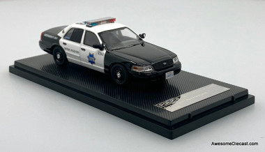 Ford Crown Victoria: San Francisco Police Department K-9 Unit 1:64 Diecast Model Car by Rollin