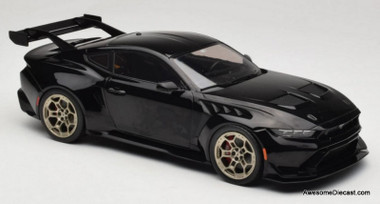 2025 Ford Mustang GTD, Black 1:18 Diecast Model Car by IXO
