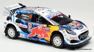 2024 Ford Puma Rally 1 #13 Chile Rally 1:18 Diecast Model Car by IXO