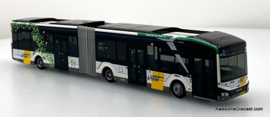 MAN Lion S City 18 Articulated Bus: De Lijn Transport 1:87 ABS Plastic Model Bus by Rietze